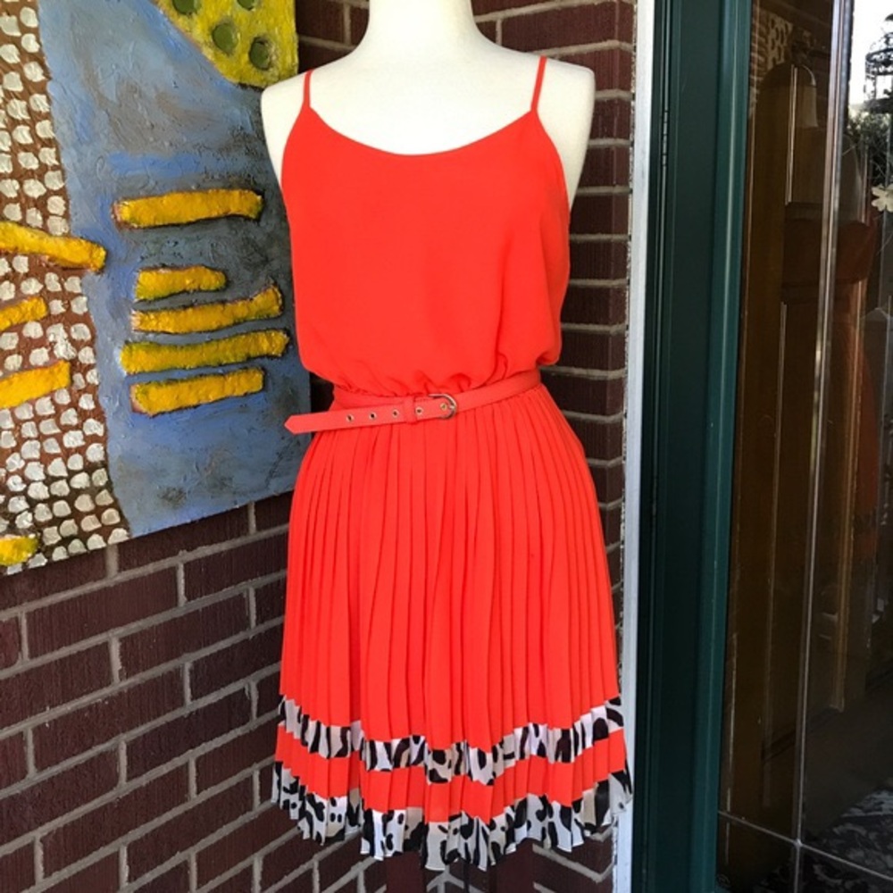 Orange Cache Dress